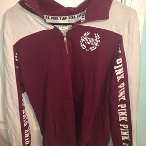 A red sweatshirt from Pink!